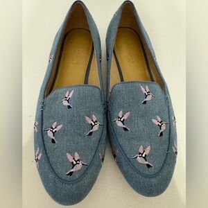 Talbots Ryan
Embroidered Hummingbird Cotton
Loafers Size 9